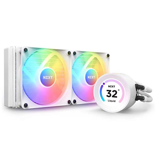 TNC Store Tản Nhiệt Nước NZXT Kraken Elite 240 RGB White